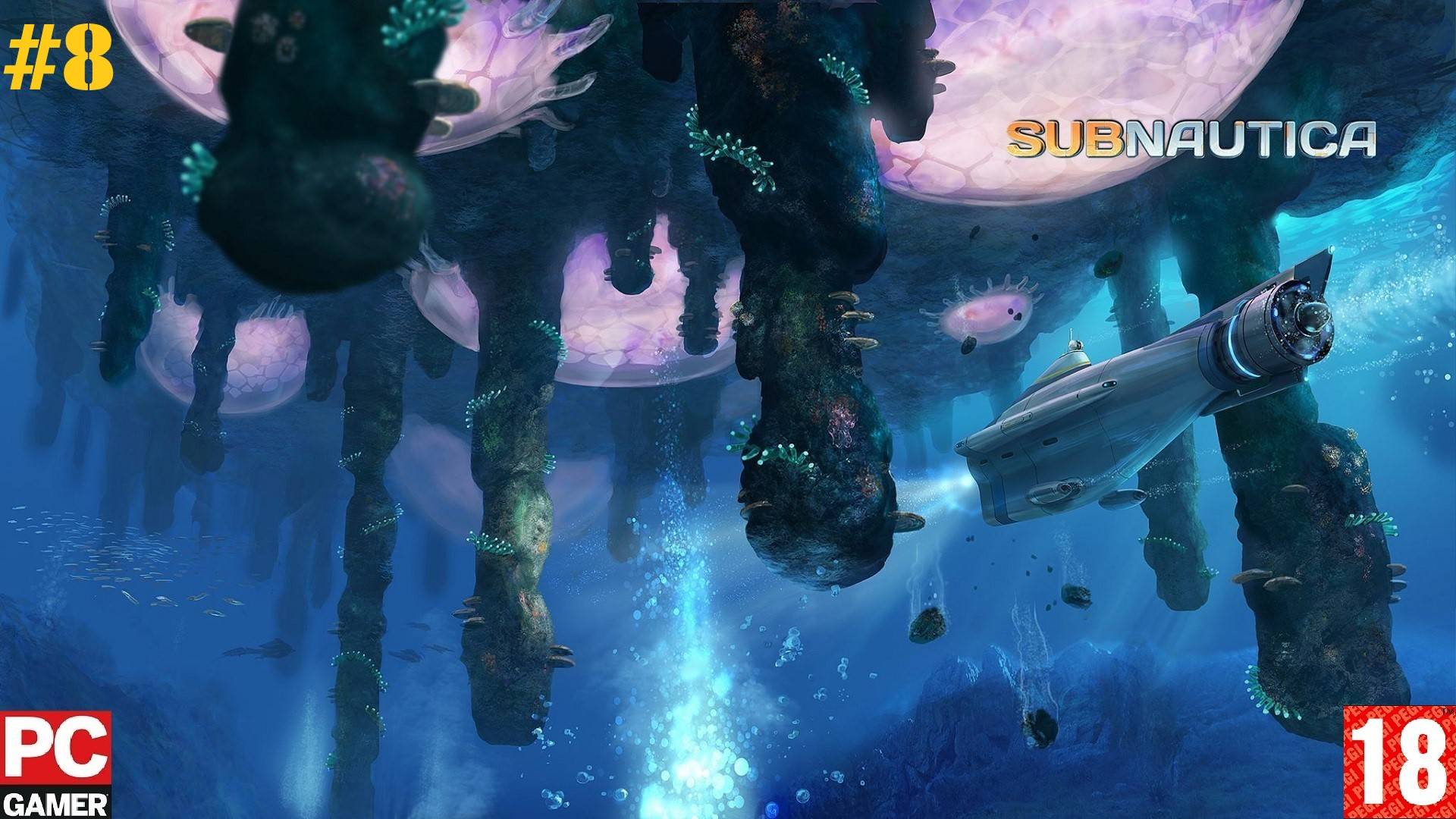 Subnautica (2018) (PC) - Прохождение #8. (без комментариев) на Русском.