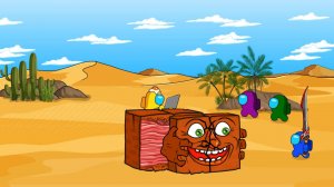 AMONG US ПРОТИВ.....