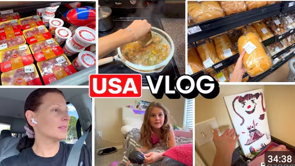 США ВЛОГ Walmart Нет больше хлеба за 1$ Здесь особенная атмосфера смотреть онлайн