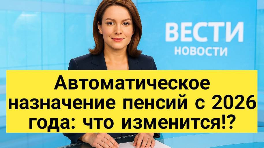 Автоматическое назначение пенсий с 2026 года смотреть онлайн