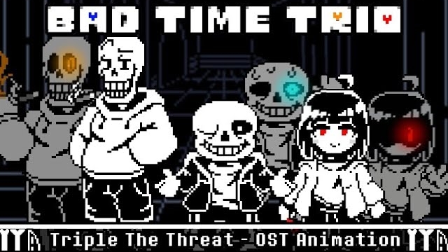 Undertale | Bad Time Trio | Triple the Threat - OST Animation смотреть онлайн