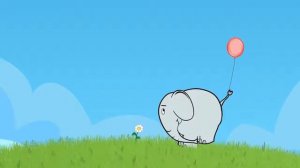 Blender 2d movie Короткометражный мультфильм "слон и шарик"