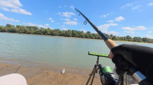 Фидерная рыбалка на Кубани в сентябре! Клюёт, но слабо!!