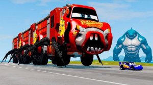 ПОЖАРНАЯ МАШИНА МОЛНИЯ ПРОТИВ КРУТЫХ МАШИН В BEAMNG DRIVE