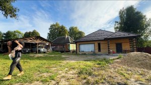 Несу жену копать картошку. Строим дом своими руками. Ремонт продолжается. Жизнь простых людей.