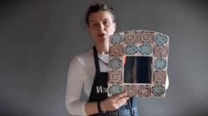 зеркало практикум. делаем керамическую раму