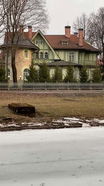 Некоторые особняки на Каменном острове. Санкт-Петербург. Март 2025