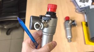 Вертикальный редуктор давления для компрессора, редуцирование сжатого воздуха, регулятор давления