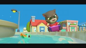 My Talking Tom and Friends 2 . Henk came to visit Tom.