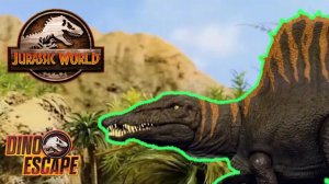 Атака спинозавра! 😱 Мир Юрского периода: Побег динозавра 🦖