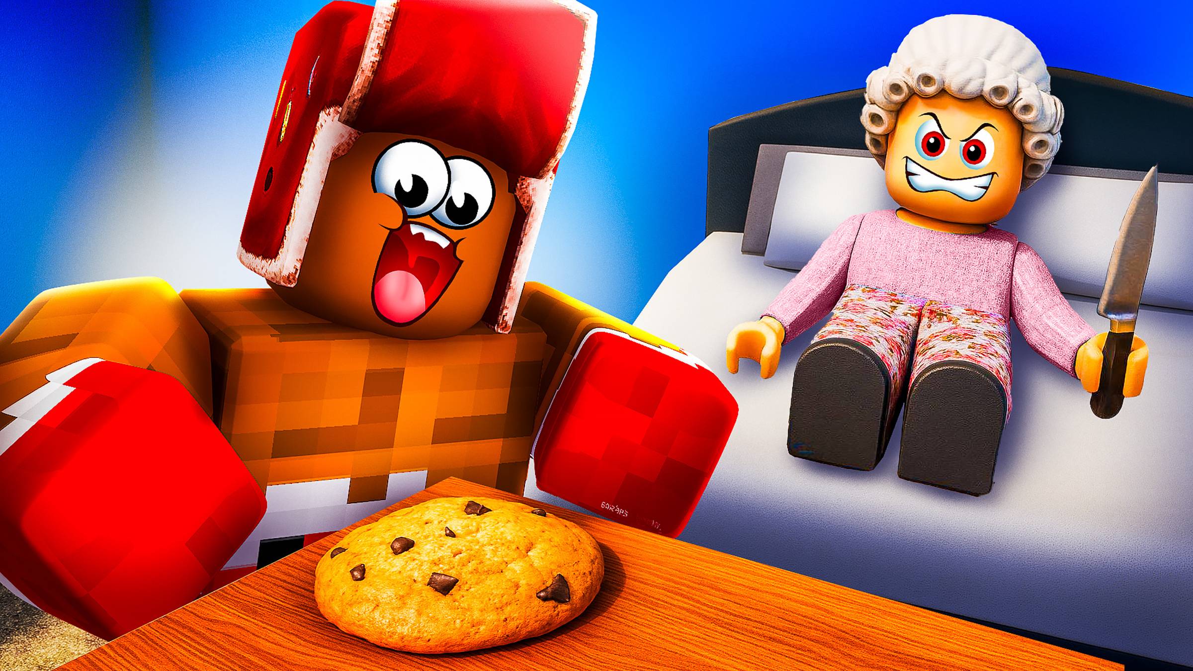 НЕ ВОРУЙ ПЕЧЕНЬКИ У ЗЛОЙ БАБУШКИ В РОБЛОКС!😡 смотреть онлайн