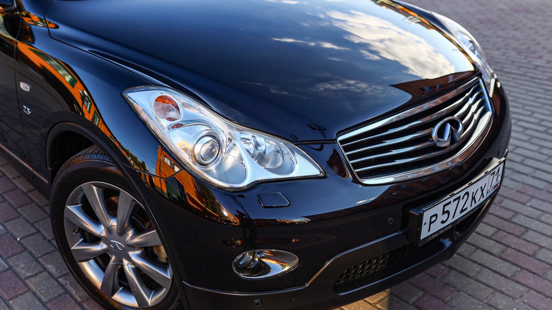 Честная продажа Infiniti QX50 2013 черный смотреть онлайн