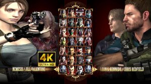 Игра за Jill Valentine & Nemesis in the Mortal Kombat Komplete Edition on the PC Expert in 4K