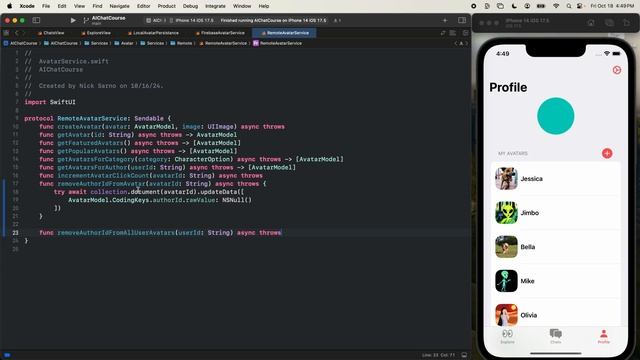 15 - AvatarManager Delete Avatars