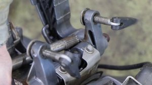 Ремонт подвески и замена ручки фиксатора на YAMAHA F20B