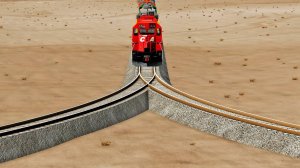 Машинист перепутал рычаги! ЧТО БУДЕТ С ПОЕЗДОМ!  – BeamNG.Drive