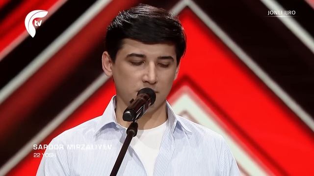 Sardor Mirzaliyev - Bir Taş Attım Pencereye (Ibrahim Tatlises) X-faktor Ozbekiston 2-mavsum