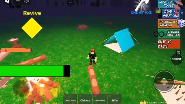 играю в породию на 99 ночей в лесу