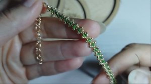 Плетение ажурного браслета