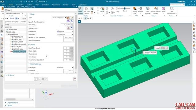 15. Planar Milling (Finish Walls, Finish Floor, Cleanup corners) смотреть онлайн
