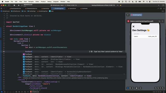 03 - DevSettings Custom Dev App