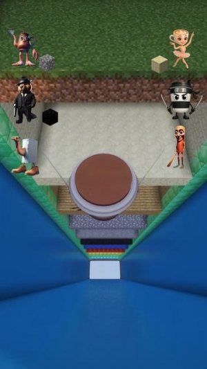 Italian Brainrot Vs Squid Game Sky Jump Part 4 #shorts #minecraft #brainrot