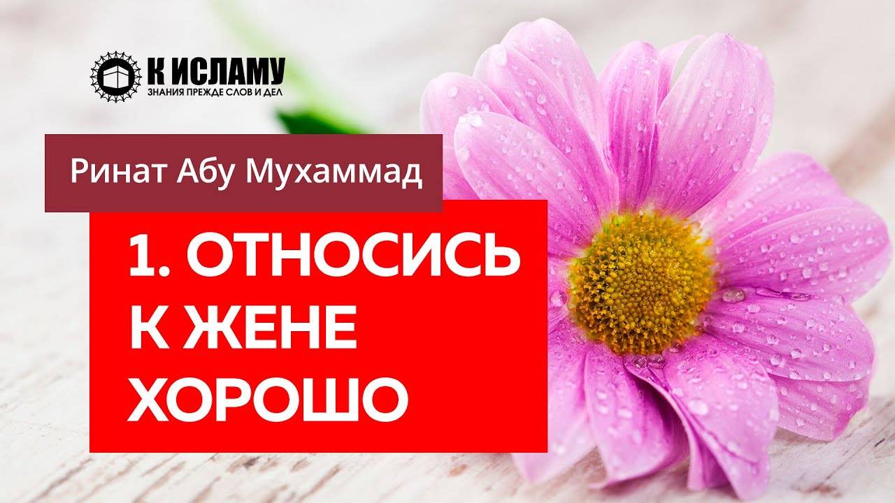 1/40) Относись к жене хорошо | Ринат Абу Мухаммад смотреть онлайн