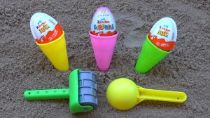 Игрушки Киндер Сюрпризы | Изучаем цвета и цифры | Песенки для малышей | Развивающие игры