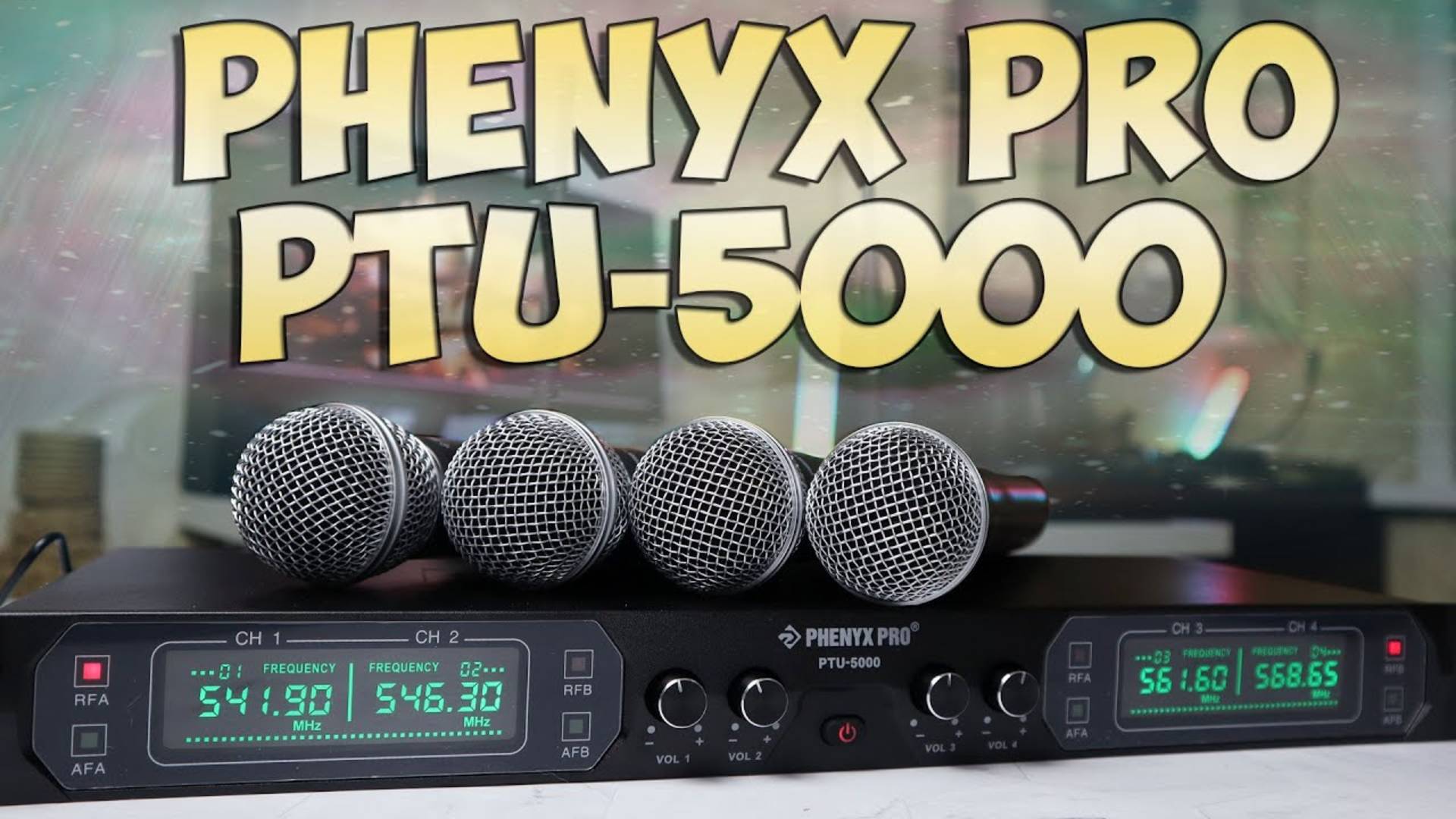 Phenyx Pro PTU-5000 Обзор беспроводной микрофонной системы смотреть онлайн
