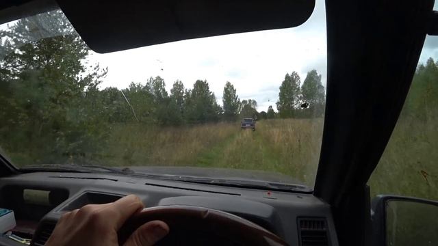 Едем на новое место в лесу, собираем бруснику смотреть онлайн