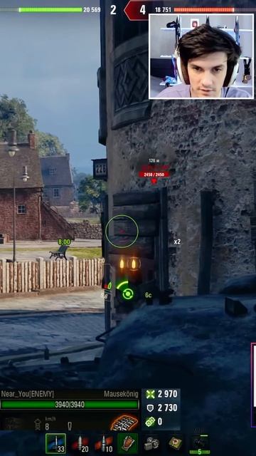 НИР В ШОКЕ ОТ MAUSEKÖNIG #nearyou #wot #миртанков #нир #shorts #mausekönig смотреть онлайн