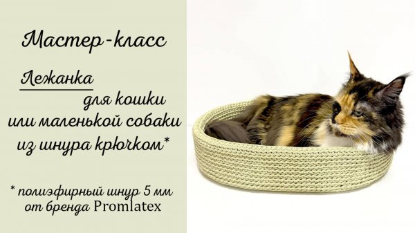 Мастер-класс Лежанка для кошки