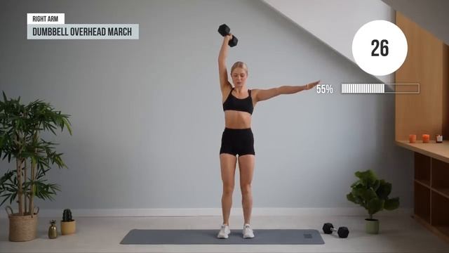 Anna Engelschall - HIIT + ABS with weights смотреть онлайн
