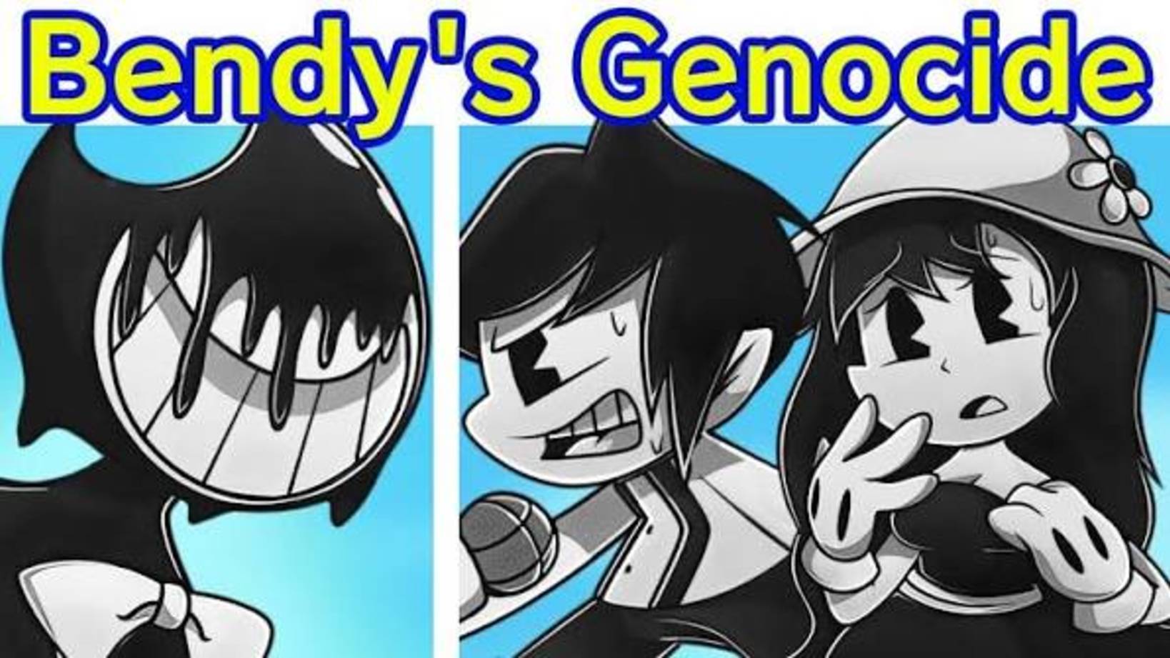 Friday Night Funkin  VS Bendy S Genocide FULL DEMO + Cutscenes (FNF Mod) (Bendy And The Ink Machine)
