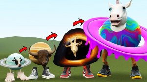 ЭВОЛЮЦИЯ НОВОГО ВОЛШЕБНОГО ЕДИНОРОГА ИЗ ЧЕРНОЙ ДЫРЫ ЛА ВАКА И САТУРНА САТУРНИТА