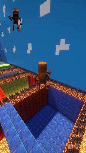 Italian Brainrot vs Squid Game Lava Jump CHALLENGE #minecraft #shorts #sfm