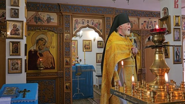 Партении .Храм Благовещения Проповедь Игумина Никиты 14.09.25