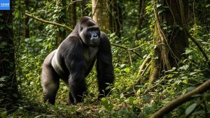 Учёные поняли, почему гориллы бьют себя в грудь!