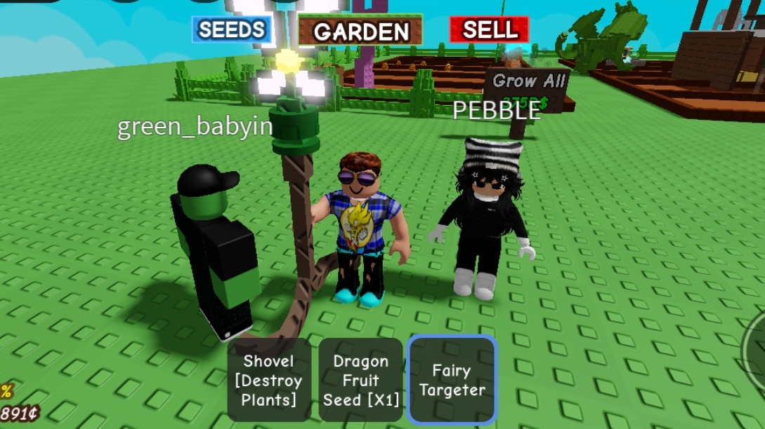 играем в вырасти сад🌱с Pebble и Green_babyin