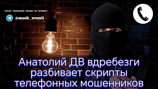 Анатолий ДВ вдребезги разбивает скрипты телефонных мошенников смотреть онлайн