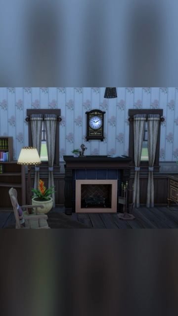 УЮТНАЯ ГОСТИНАЯ В SIMS 4 🔥 КАМИН, ШКУРА И КРЕСЛО-КАЧАЛКА! смотреть онлайн