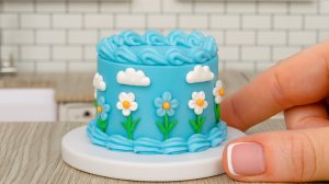 Крошечный Мини Торт Который Украсит Любой Праздник! 😍 Идея Украшения Мини Торта 🤗 Мини Кухня