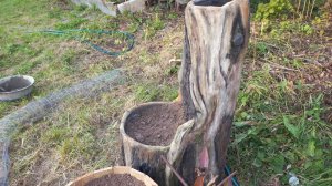 Колонка-Кашпо из бетона!