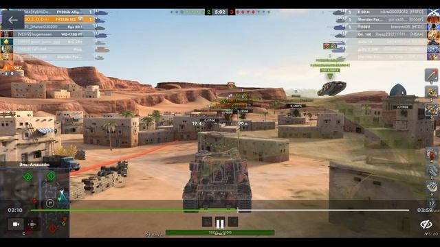 FV215b 183, Эль-Аламейн, 05.09.2025 23-27, Гравитация, встречный