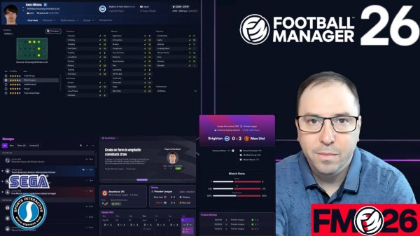 Football Manager 26 Обновленный расширенный пользовательский интерфейс.