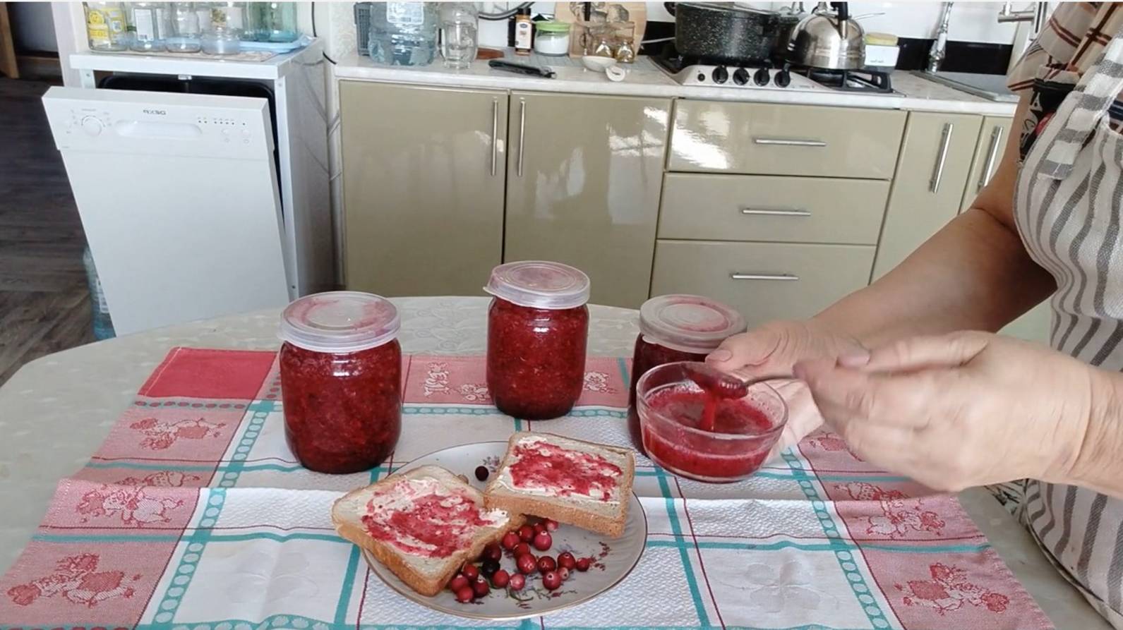 Рецепт клюквы с сахаром на зиму без варки смотреть онлайн