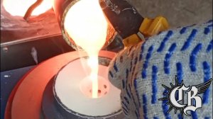 Превращение воска в металл. Моё литьё.