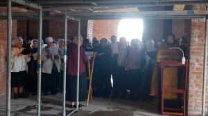 Слава Богу за всё! Акафист в строящемся Троицком храме в день церковного новолетия 14.09.2025 г.