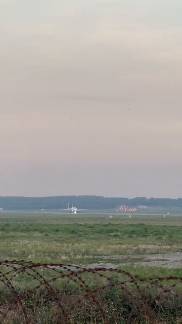 посадка самолета а320