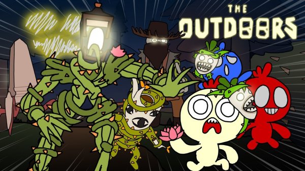 DOORS OUTDOORS! Короткая история мультфильма ВЫРАСТИ САД Roblox | анимация роблокс